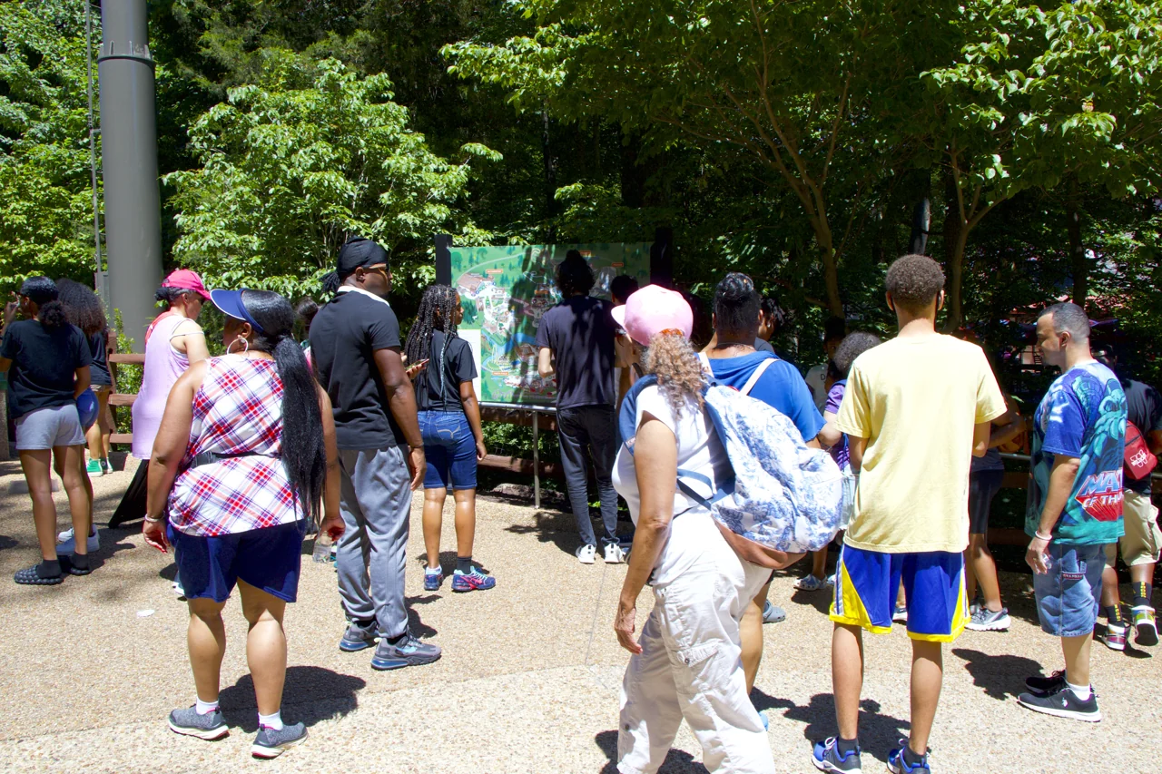 An NMCC outdoor community gathering